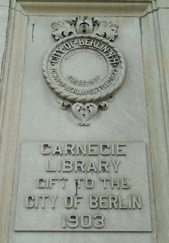 Berlin Public Library Marker image. Click for full size.