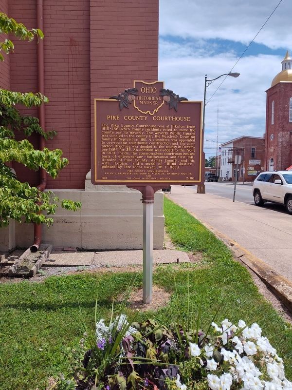 Pike County Courthouse Marker image. Click for full size.