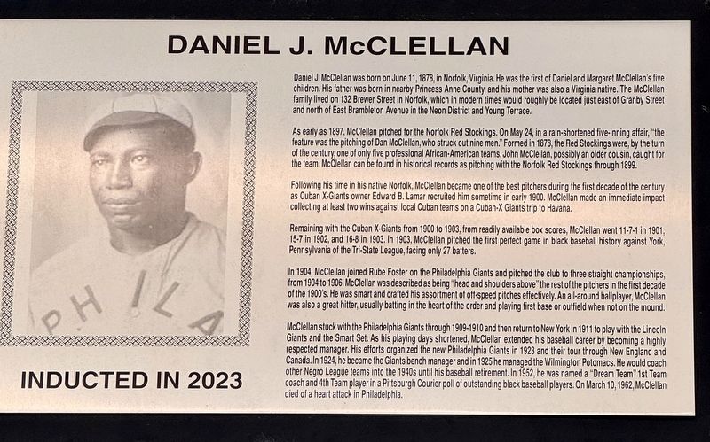 Daniel J. McClellan Marker image. Click for full size.