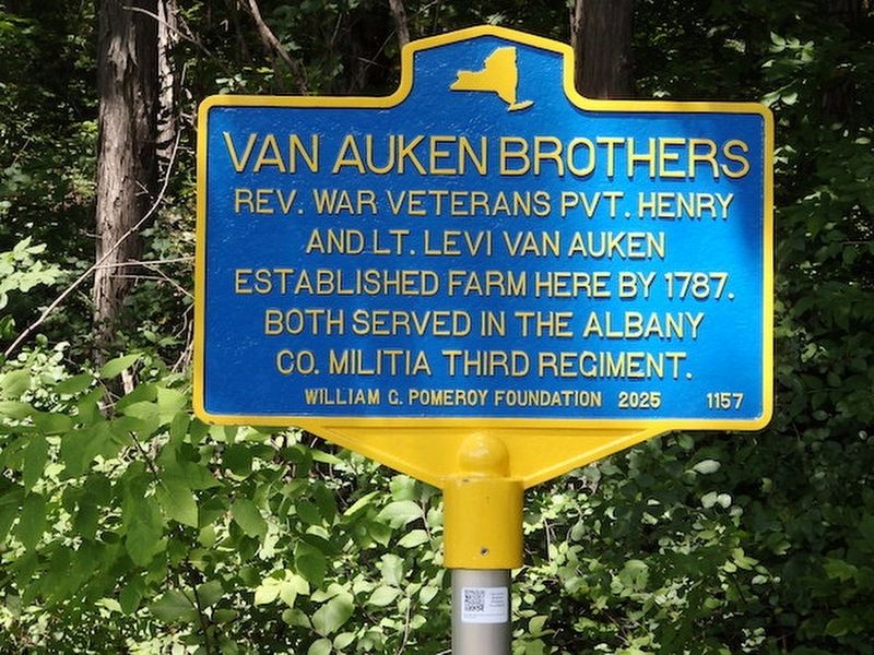 Van Auken Brothers Marker image. Click for full size.