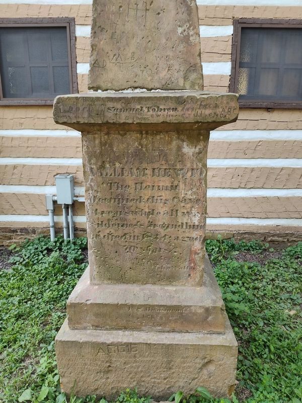 William Hewitt Monument. Click for full size. William Hewitt Monument image. Click for full size.