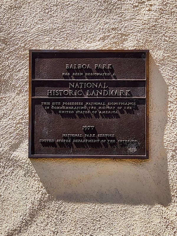 Balboa Park Marker image. Click for full size.