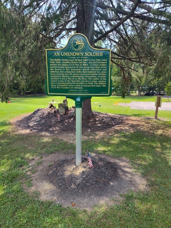 An Unknown Soldier - Ohio And The Civil War Marker image. Click for full size.