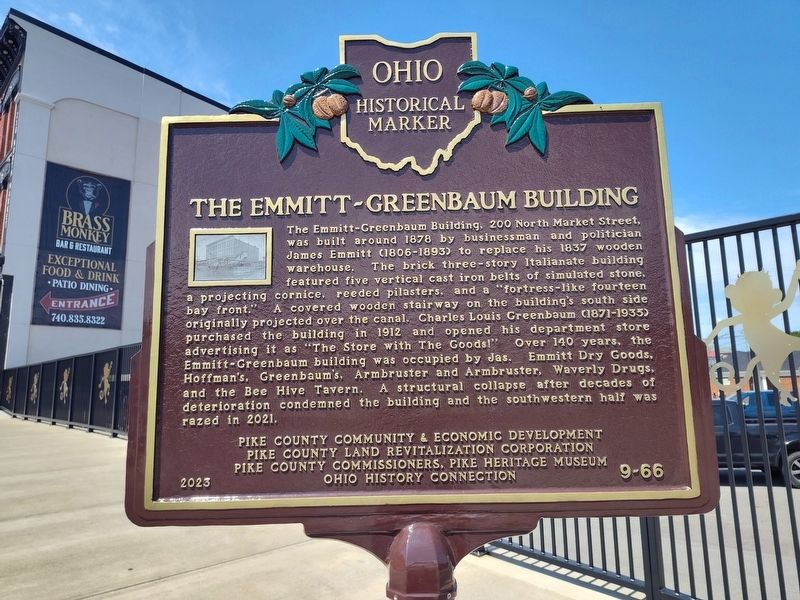 The Emmitt-Greenbaum Building Marker image. Click for full size.
