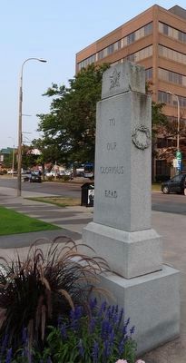 War Memorial, Royal Canadian Legion Branch 24 - Front image. Click for full size.