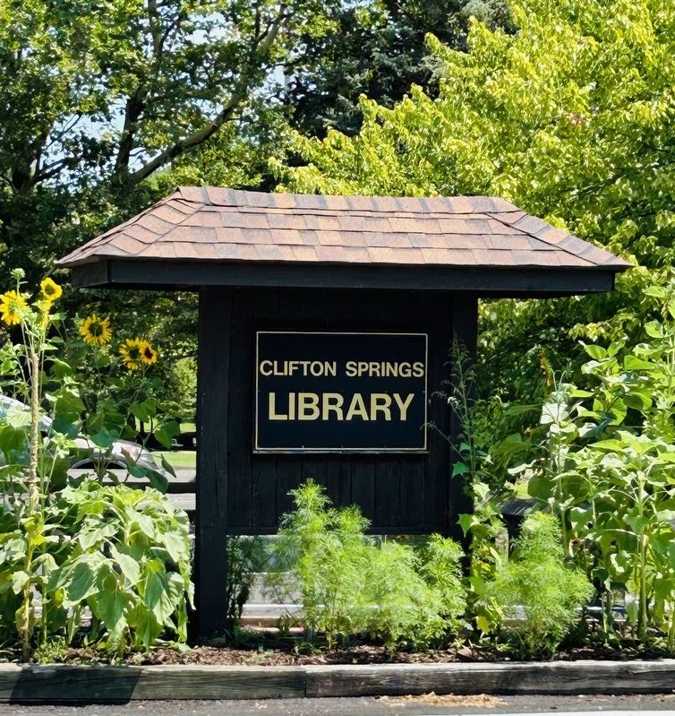 The Clifton Springs Library image. Click for full size.
