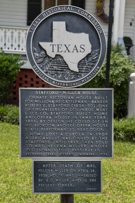 Stafford-Miller House Marker. Click for full size. Stafford-Miller House Marker image. Click for full size.