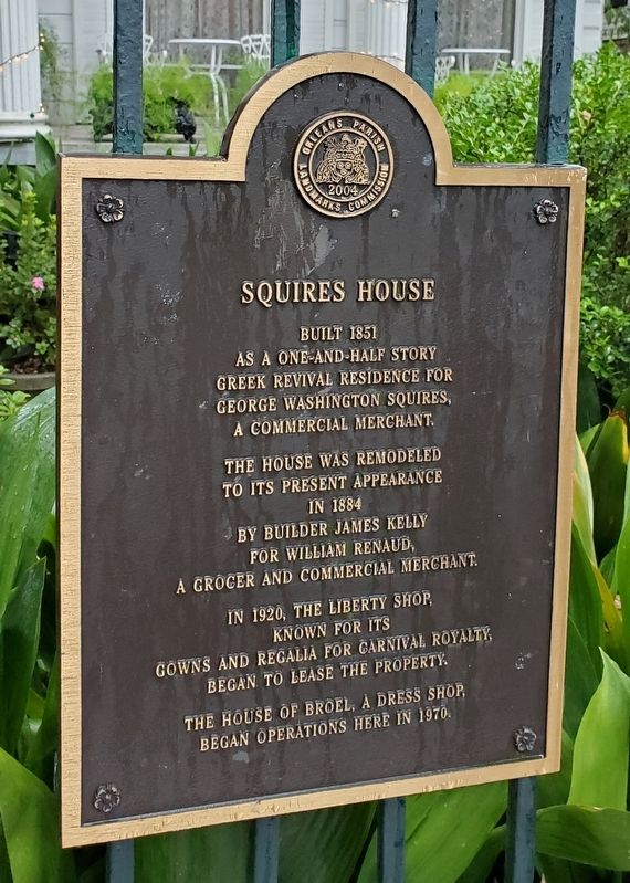 Squires House Marker. Click for full size. Squires House Marker image. Click for full size.