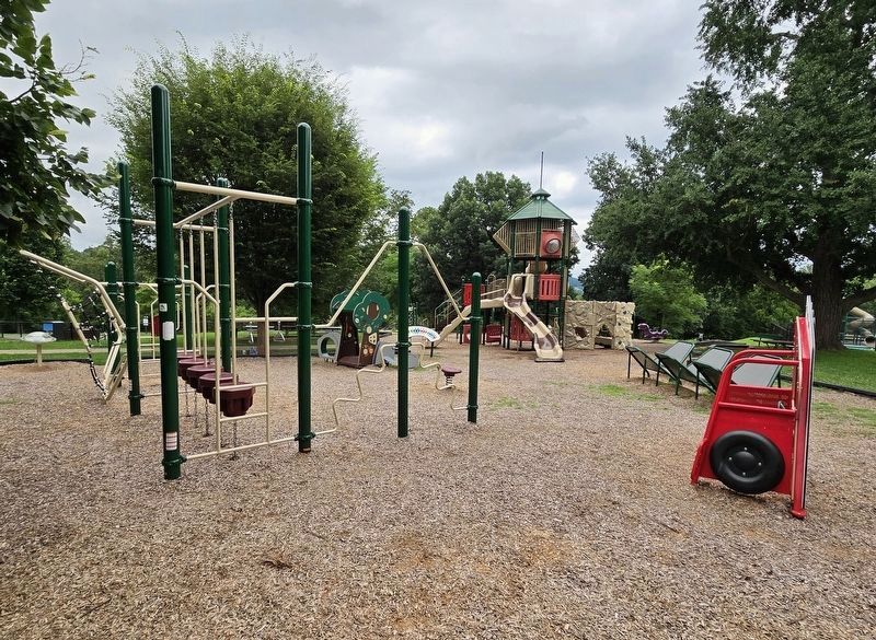 Montgomery Hall Park Playground. Click for full size. Montgomery Hall Park Playground image. Click for full size.