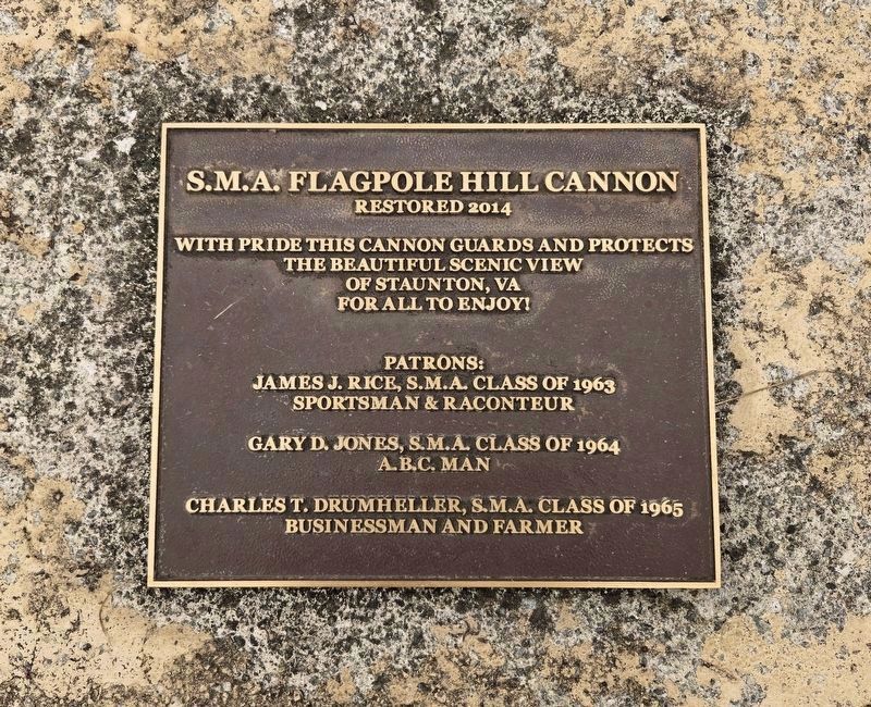 S.M.A. Flagpole Hill Cannon. Click for full size. S.M.A. Flagpole Hill Cannon image. Click for full size.