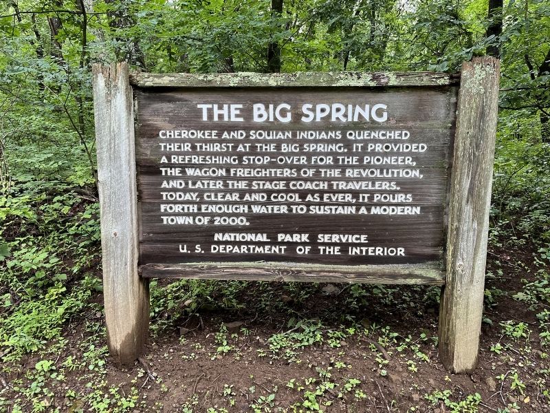 The Big Spring Marker image. Click for full size.
