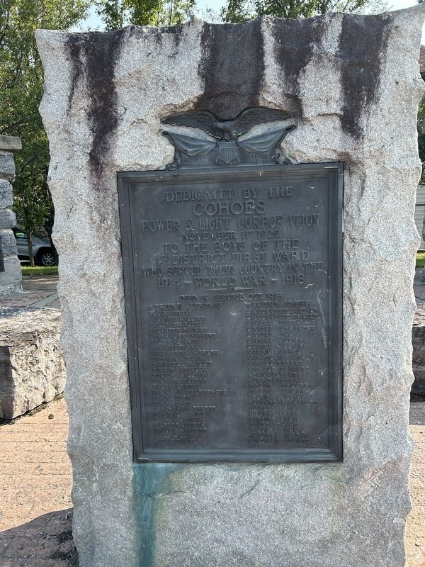 Fourth Ward First District Marker image. Click for full size.