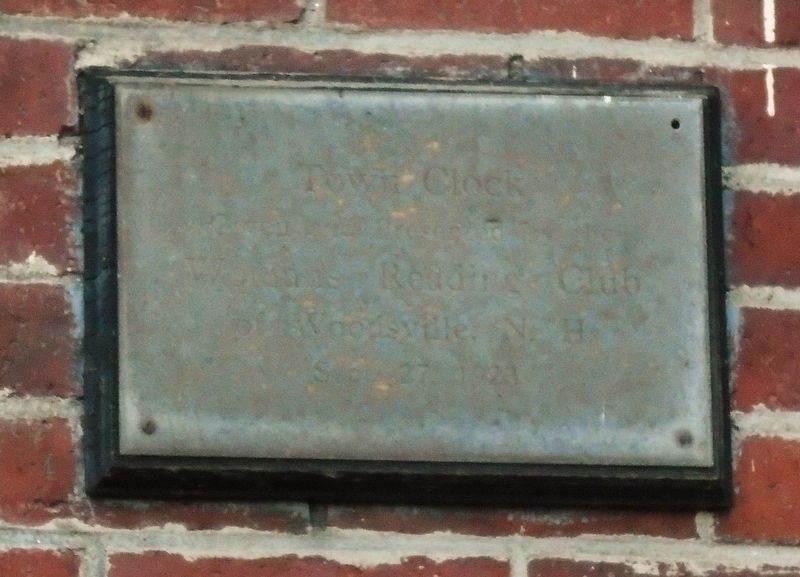 Town Clock Marker. Click for full size. Town Clock Marker image. Click for full size.