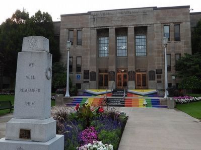 St. Catharines Honour Roll - 1914 - 1918 - Marker in context. Click for full size. St. Catharines Honour Roll - 1914 - 1918 - Marker in context image. Click for full size.