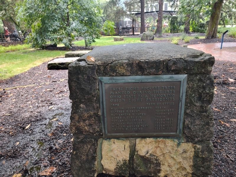 Buckeye Trees Marker. Click for full size. Buckeye Trees Marker image. Click for full size.