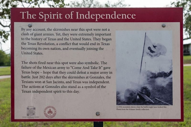 The Spirit of Independence Marker image. Click for full size.