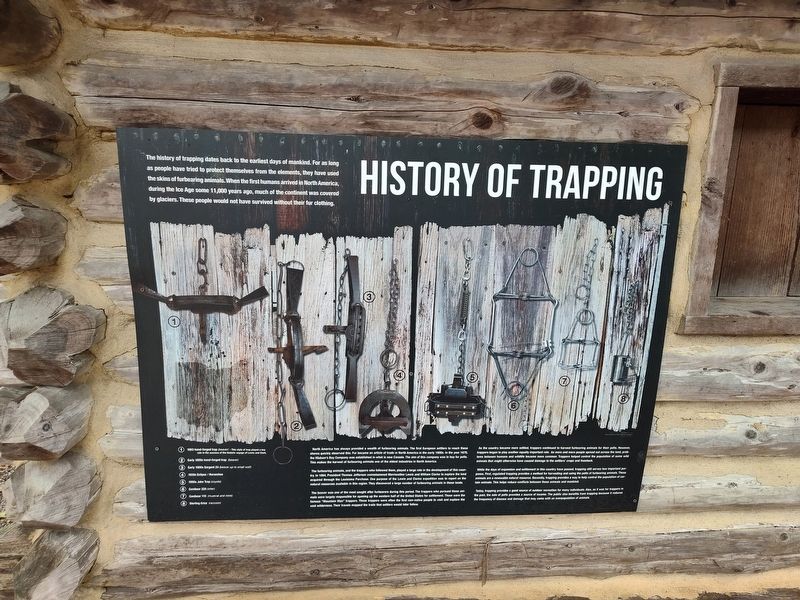 History Of Trapping Marker. Click for full size. History Of Trapping Marker image. Click for full size.