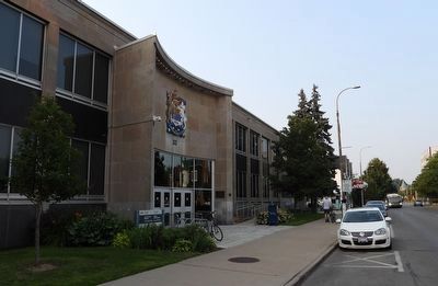 Laura Secord Building - Church St entrance. Click for full size. Laura Secord Building - Church St entrance image. Click for full size.
