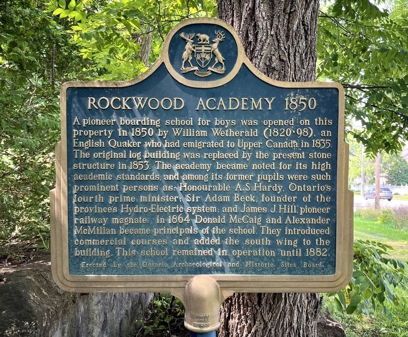 Rockwood Academy Marker. Click for full size. Rockwood Academy Marker image. Click for full size.