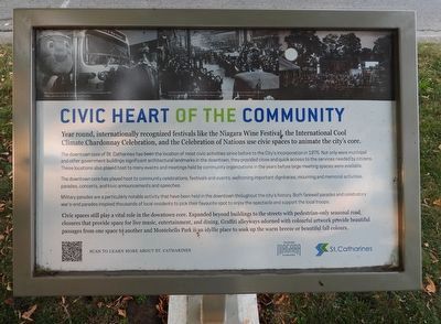 Civic Heart Of The Community - Marker. Click for full size. Civic Heart Of The Community - Marker image. Click for full size.