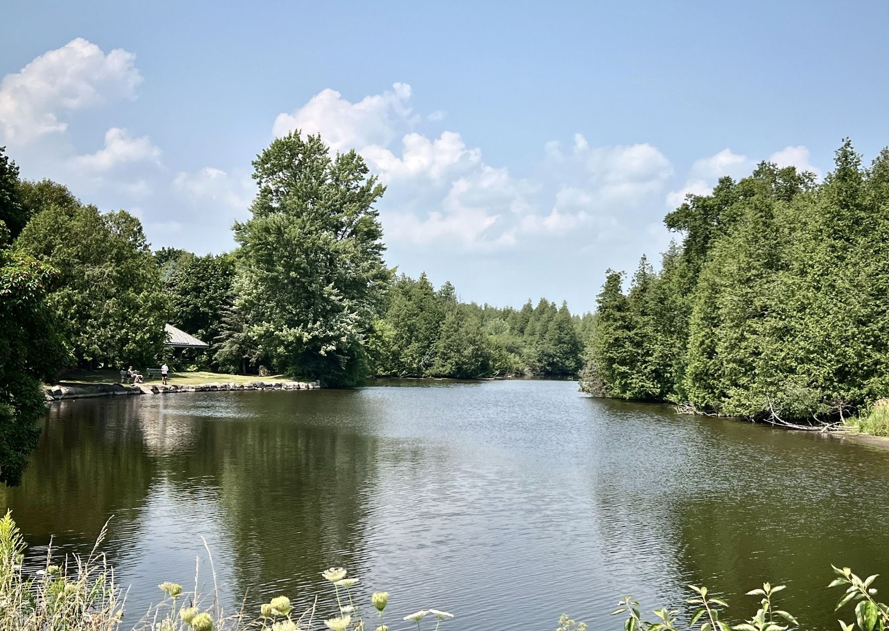 The Eramosa River at Rockwood. Click for full size. The Eramosa River at Rockwood image. Click for full size.