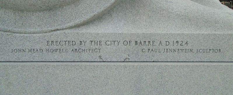 Youth Triumphant Memorial Detail image. Click for full size.