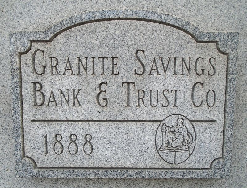 Granite Savings Bank & Trust Company Marker. Click for full size. Granite Savings Bank & Trust Company Marker image. Click for full size.