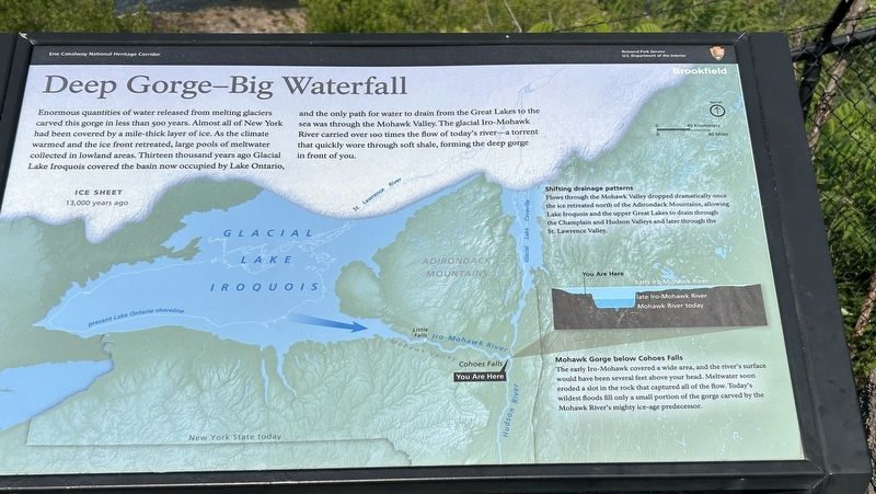 Deep Gorge - Big Waterfall Marker. Click for full size. Deep Gorge - Big Waterfall Marker image. Click for full size.
