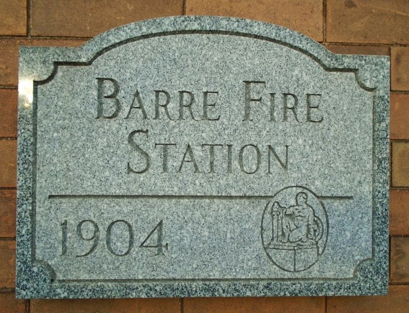 Barre Fire Station Marker. Click for full size. Barre Fire Station Marker image. Click for full size.
