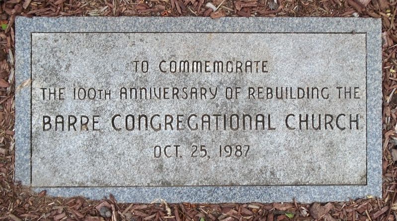 Congregational Church Anniversary Marker. Click for full size. Congregational Church Anniversary Marker image. Click for full size.