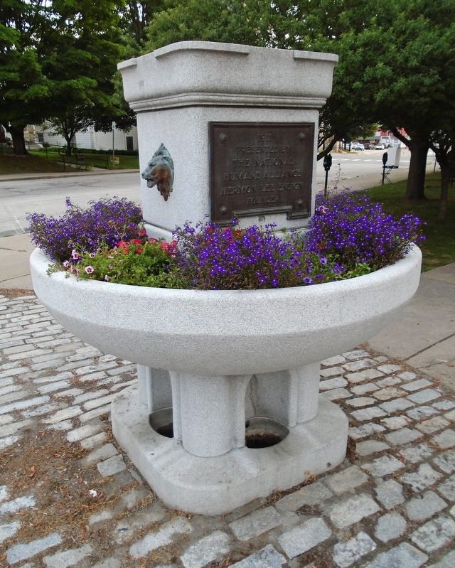 National Humane Alliance Fountain and Marker. Click for full size. National Humane Alliance Fountain and Marker image. Click for full size.