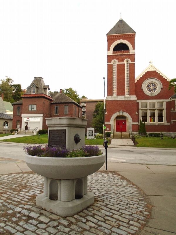 National Humane Alliance Fountain and Marker. Click for full size. National Humane Alliance Fountain and Marker image. Click for full size.