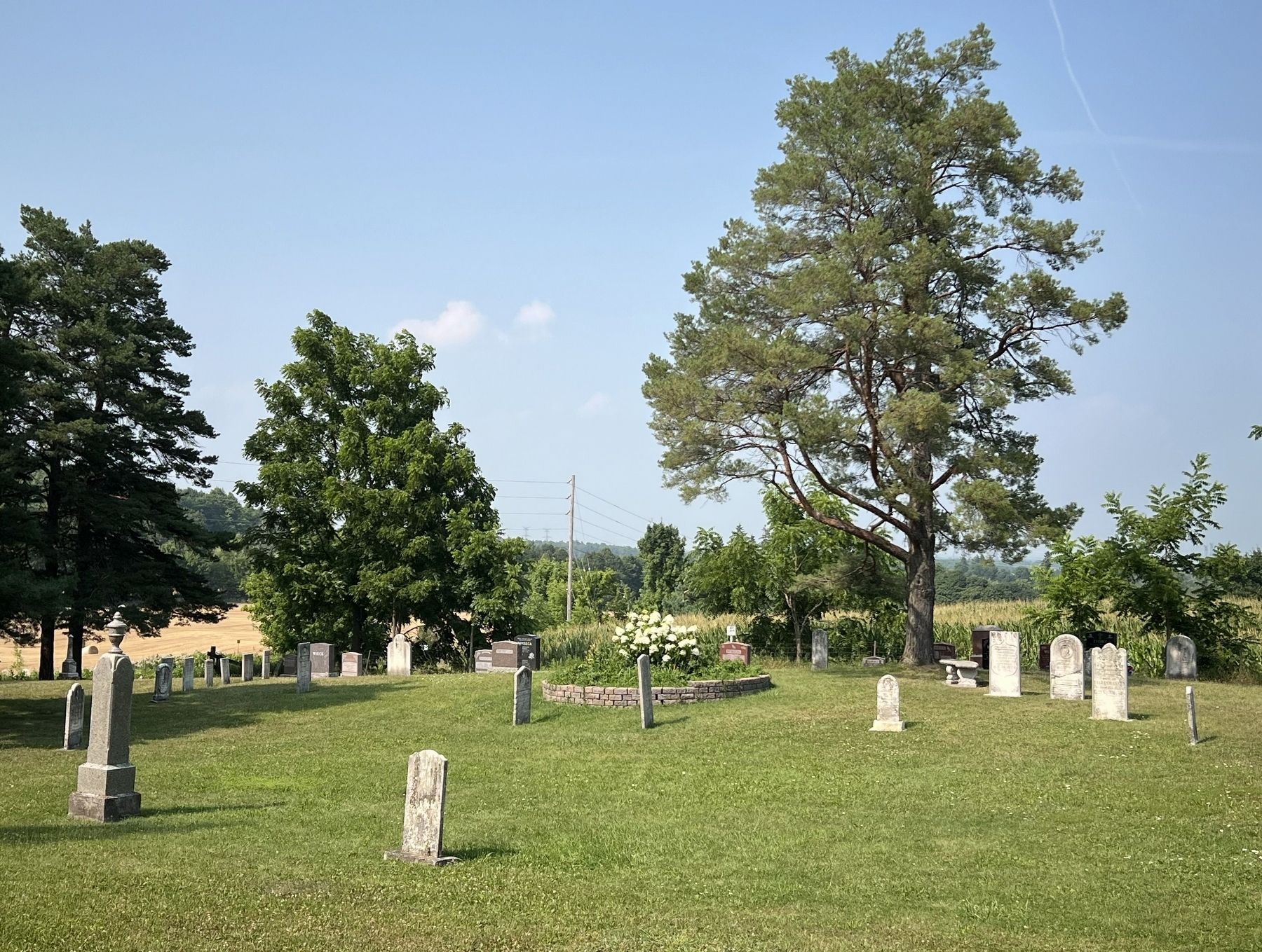 Churchill Cemetery, 2025 image. Click for full size.