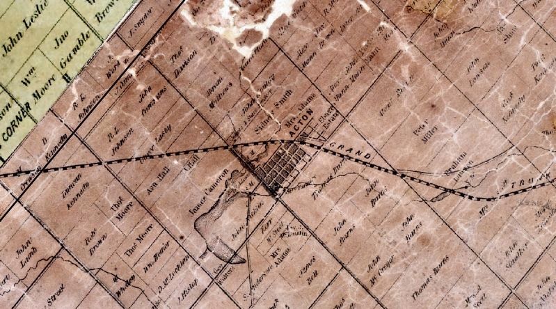 Acton in 1861 image. Click for full size.