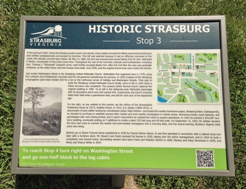 Historic Strasburg Marker image. Click for full size.
