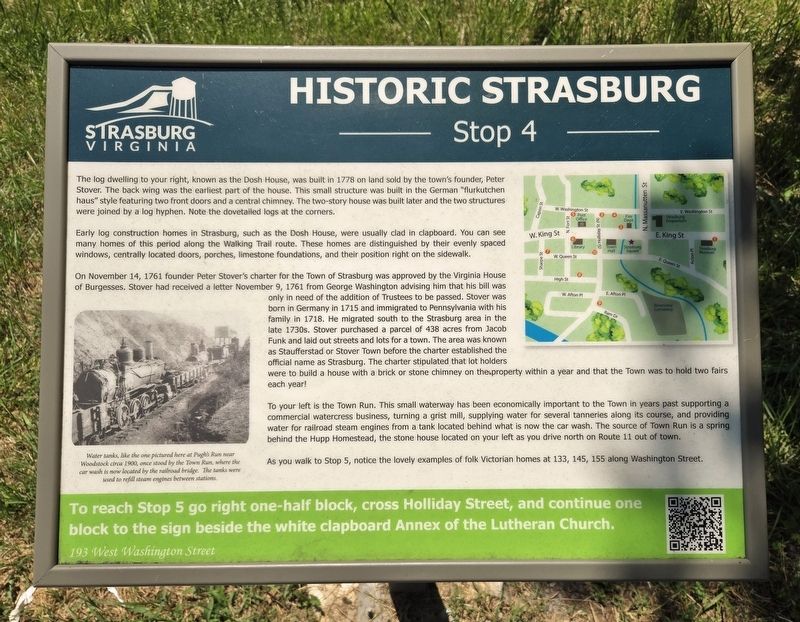 Historic Strasburg Marker. Click for full size. Historic Strasburg Marker image. Click for full size.