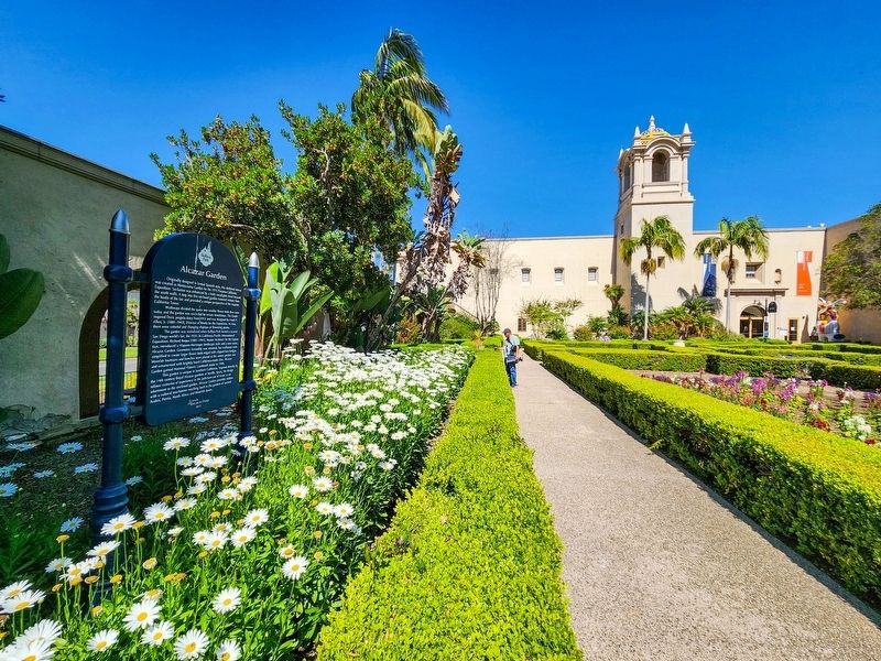 Alcazar Garden Marker image. Click for full size.