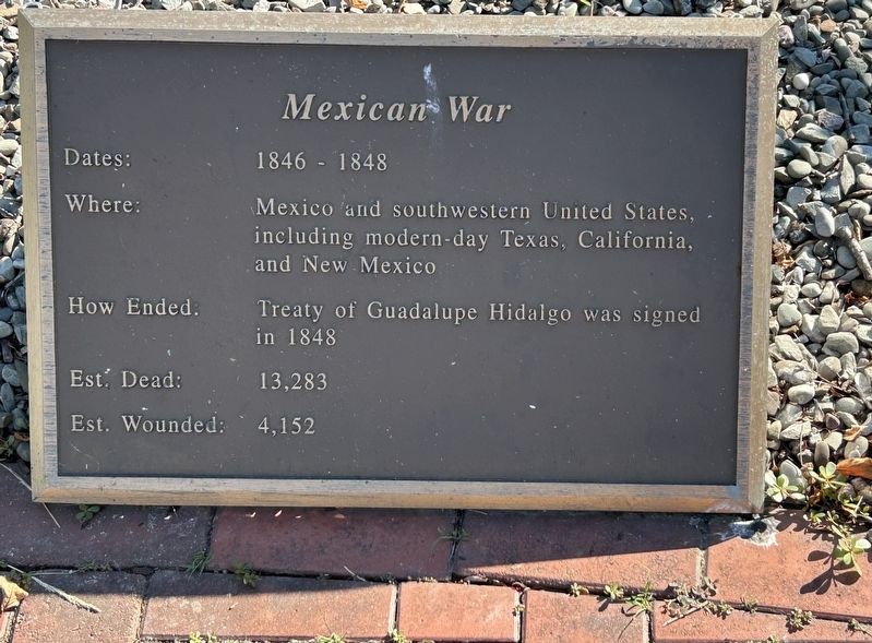 Mexican War Marker image. Click for full size.