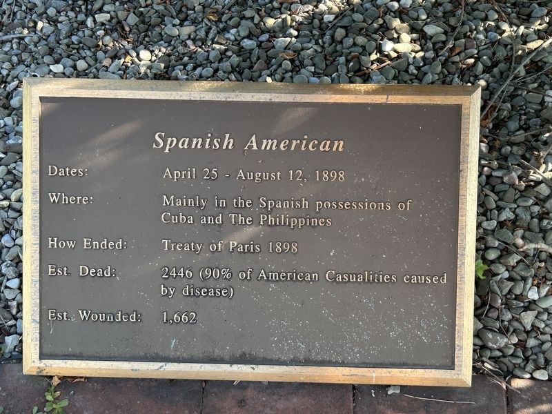 Spanish - American Marker image. Click for full size.