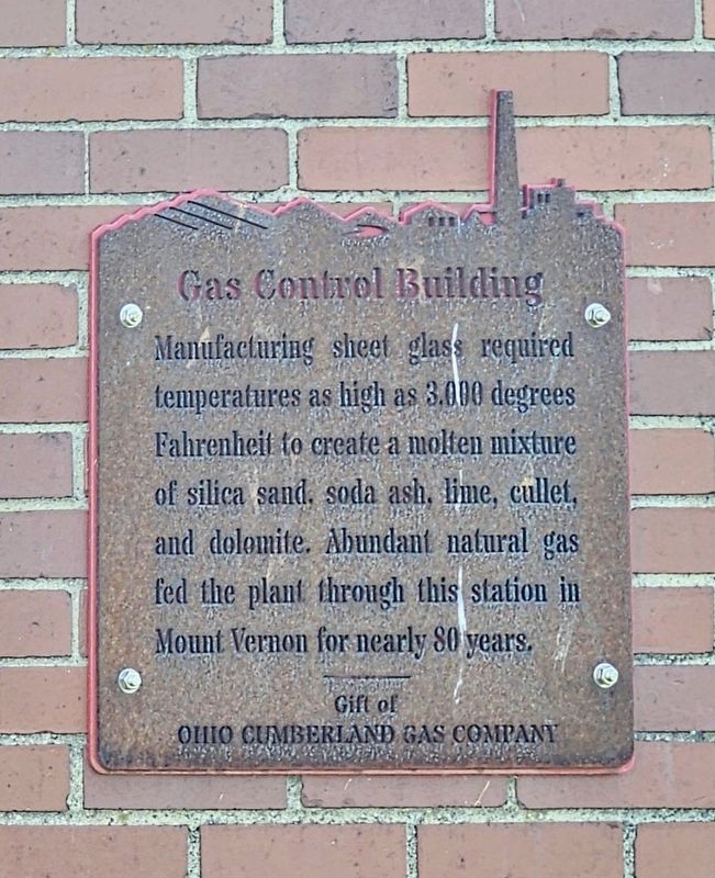 Gas Control Building Marker image. Click for full size.