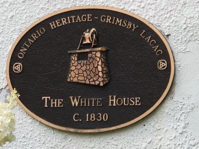 The White House c. 1830 - Marker image. Click for full size.