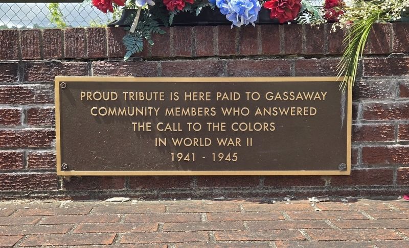 Gassaway Veterans Memorial. Click for full size. Gassaway Veterans Memorial image. Click for full size.