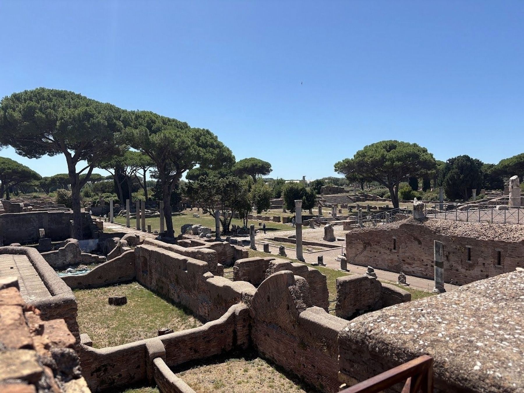 A view inside Ostia Antica image. Click for full size.