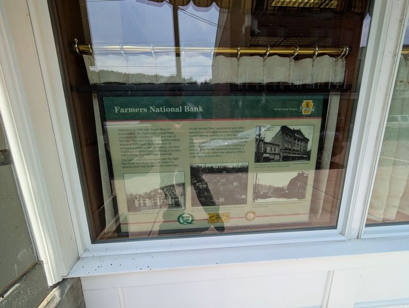 Farmers National Bank Marker image. Click for full size.