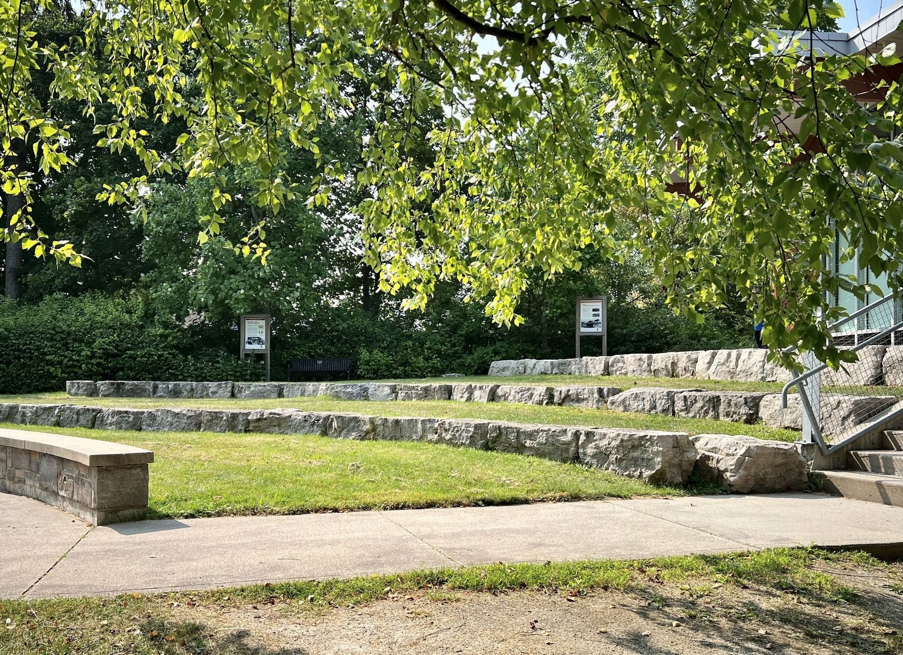 The west side of the Acton Public Library, facing toward School Lane image. Click for full size.