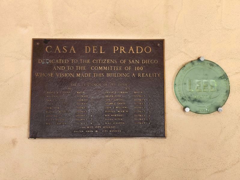 Casa del Prado Marker image. Click for full size.