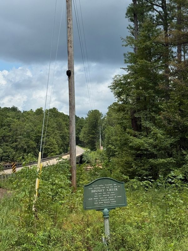 Brushy Creek Marker image. Click for full size.