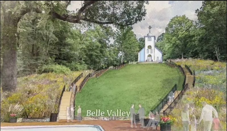 Artist's rendering of the planned restoration image. Click for full size.
