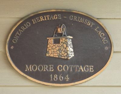 Moore Cottage 1864 - Marker image. Click for full size.