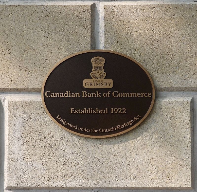 Canadian Bank of Commerce - Established 1922 Marker image. Click for full size.
